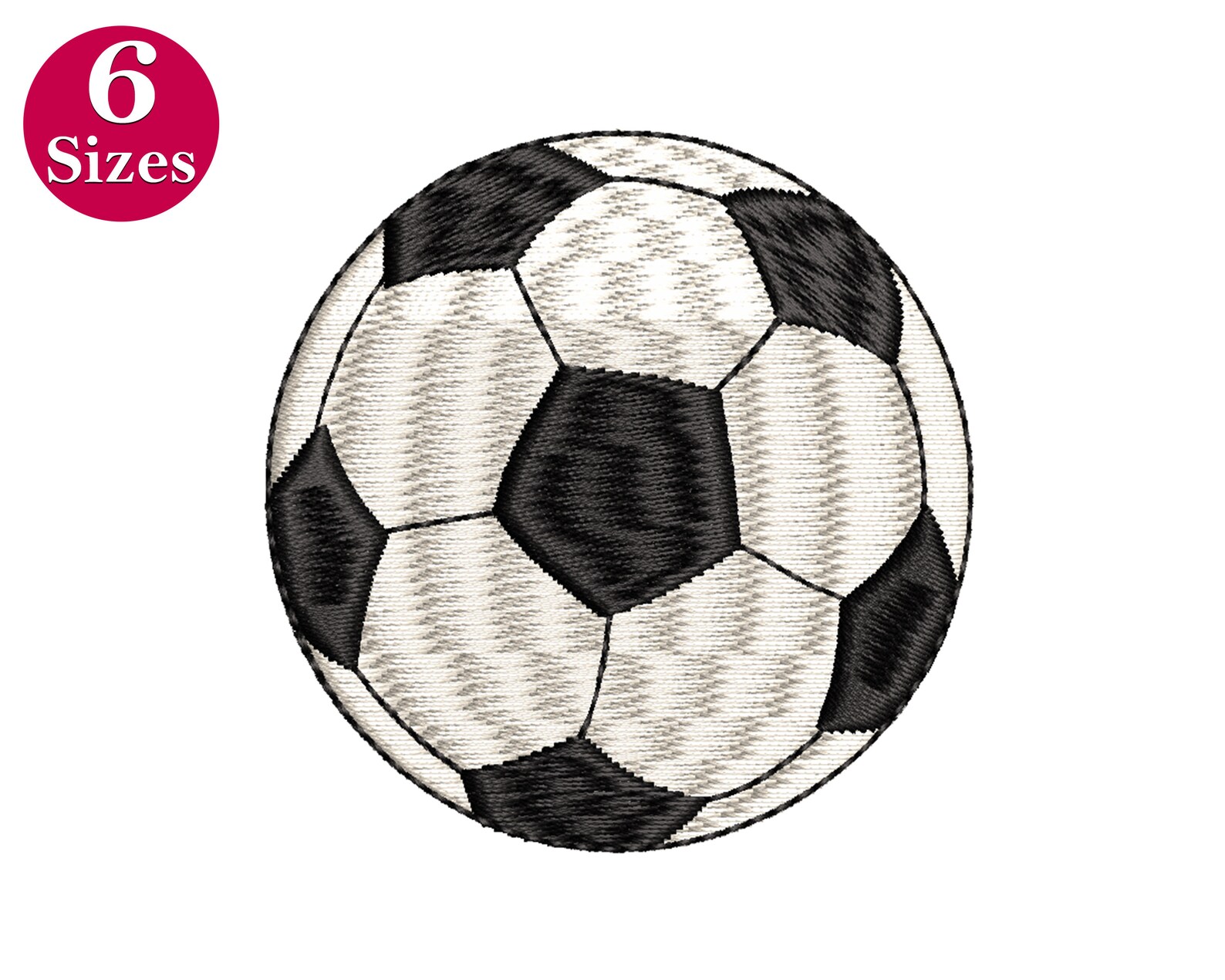 Soccer ball embroidery design machine embroidery file  etsy Soccer ball embroidery design machine embroidery file  etsy