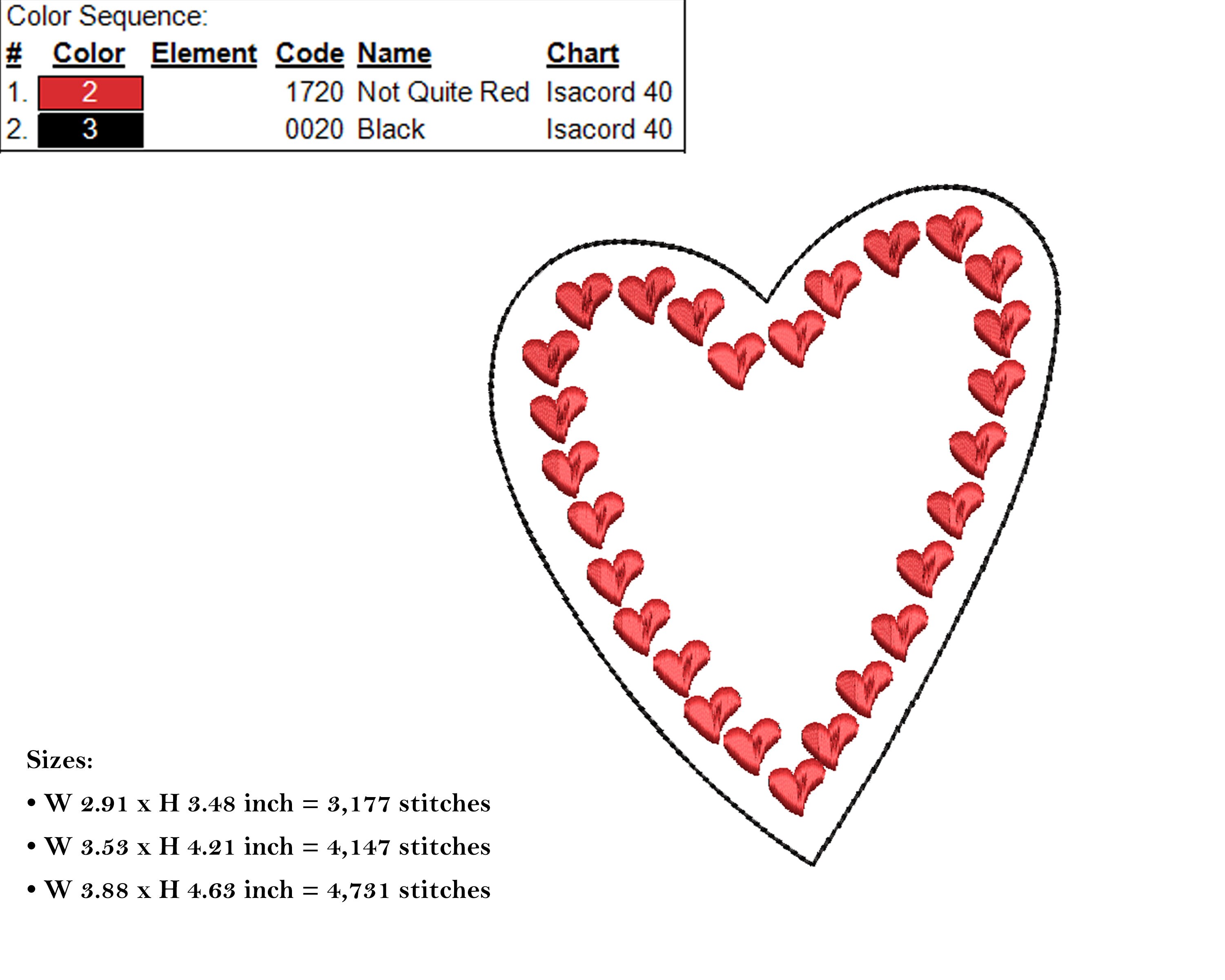 Hearts embroidery design heart shape love valentines day  etsy
