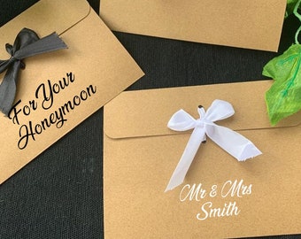 Gifts Wedding Voucher/Gift/Money Wallet/Envelope/Pocket Cards WW20 
