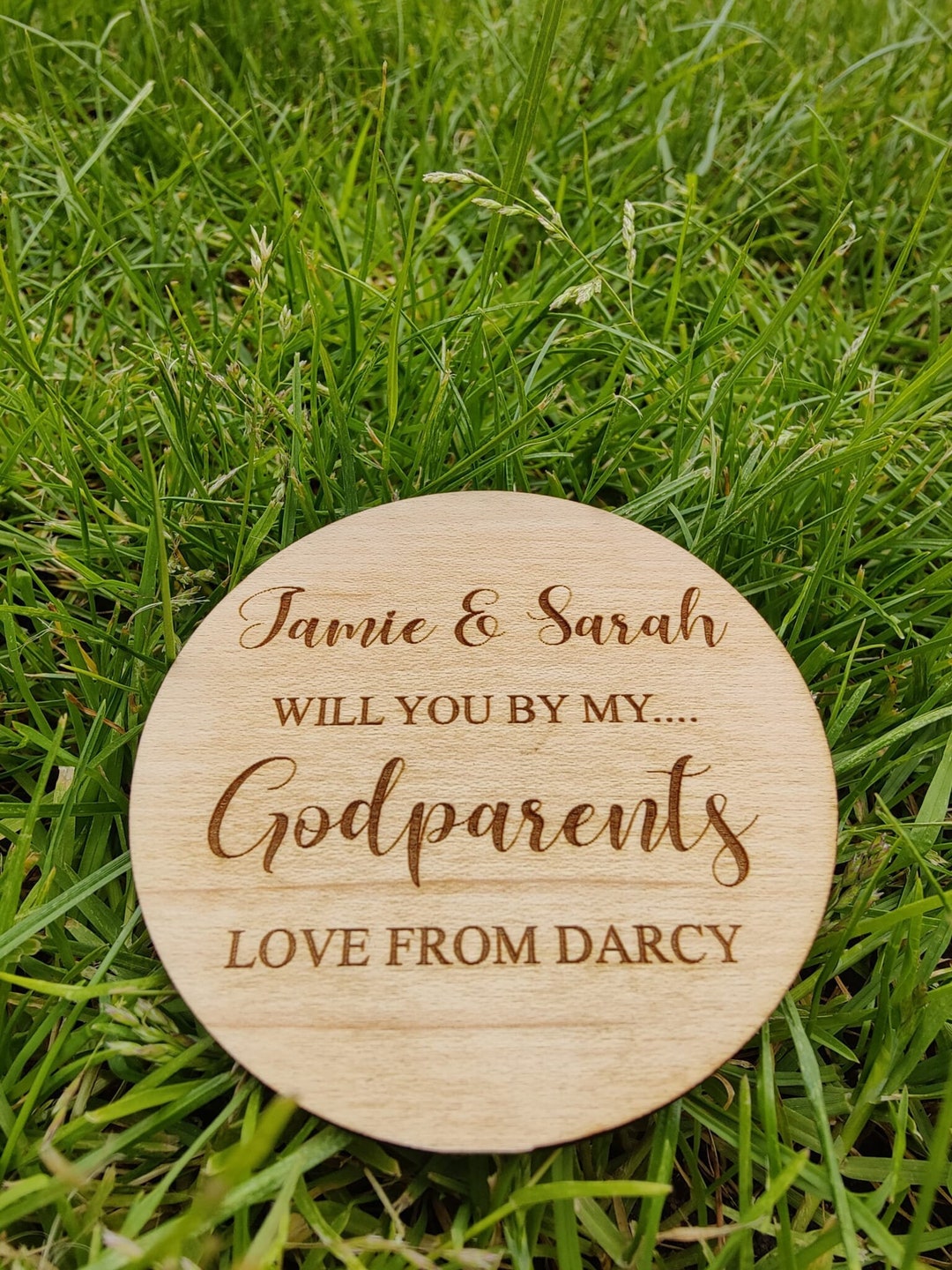 Will You Be My Personalised Godparents Godfather Godmother Plaque New