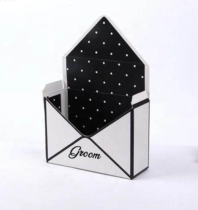 Personalised Gift Box Envelope Empty Mother’s Day Gift Flower for Her ...