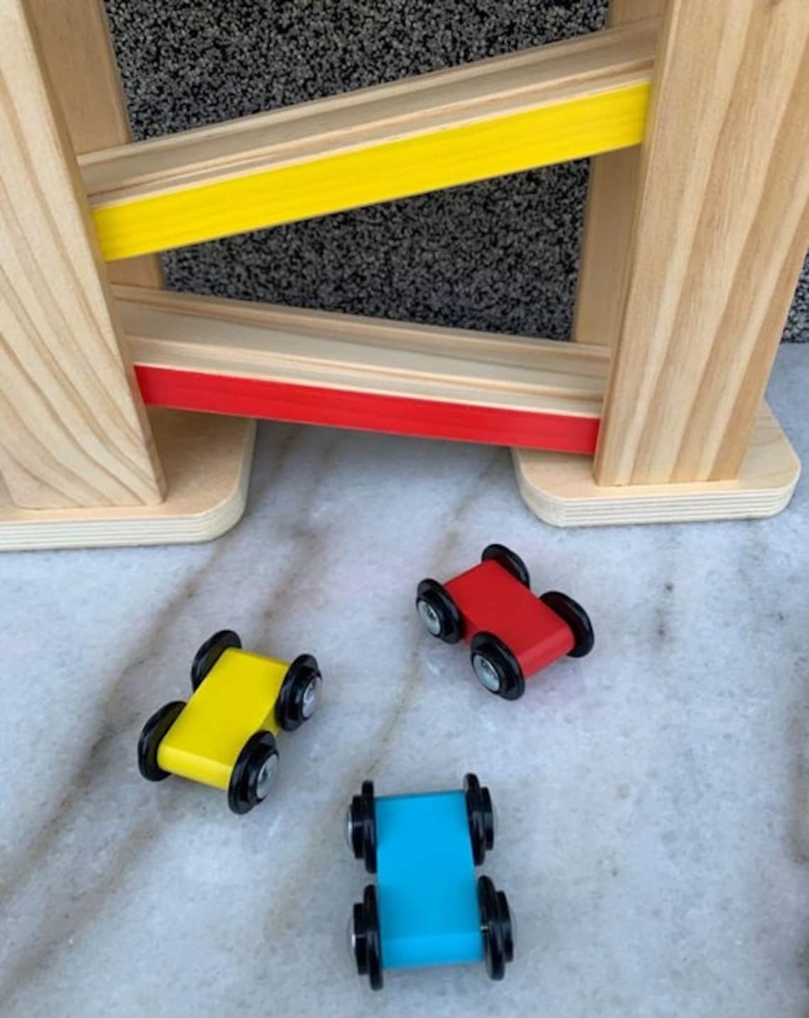 Personalised Wooden Ramps Racer Cars Set Engraved Custom - Etsy