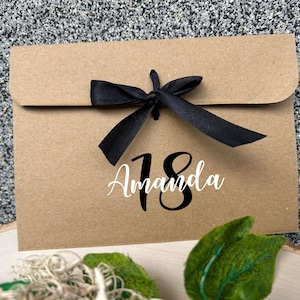 Envelopes de dinheiro, personalizados, envelopes de presente, envelope de dinheiro, aniversário de marco, carteira de dinheiro, 18º 21º 30º aniversário, envelopes de voucher