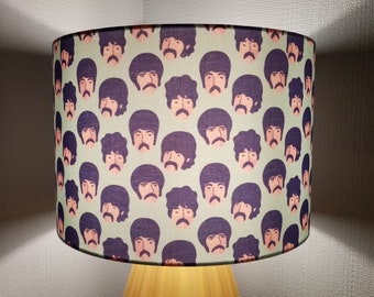 Clearance! The Beatles Lampshade, Vintage Retro Style, Funky 60s 70s Home Decor