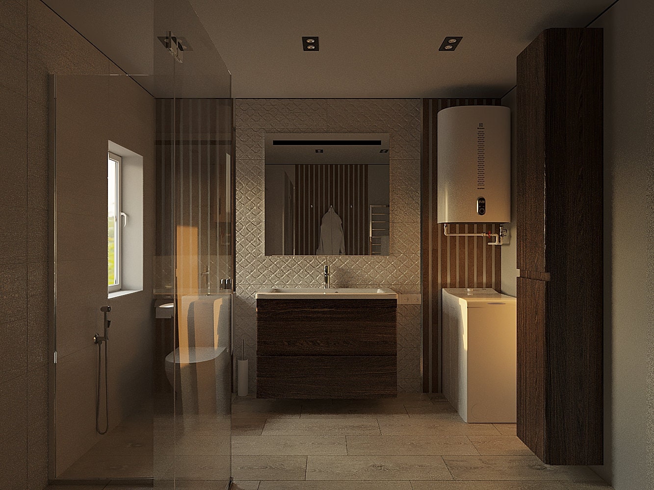 19+ Wooden Accent Wall Bathroom