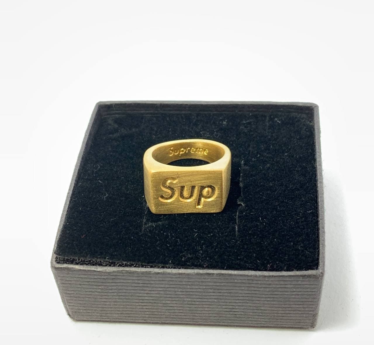 Supreme ring-bague supreme High quality supreme cut out ring | Etsy