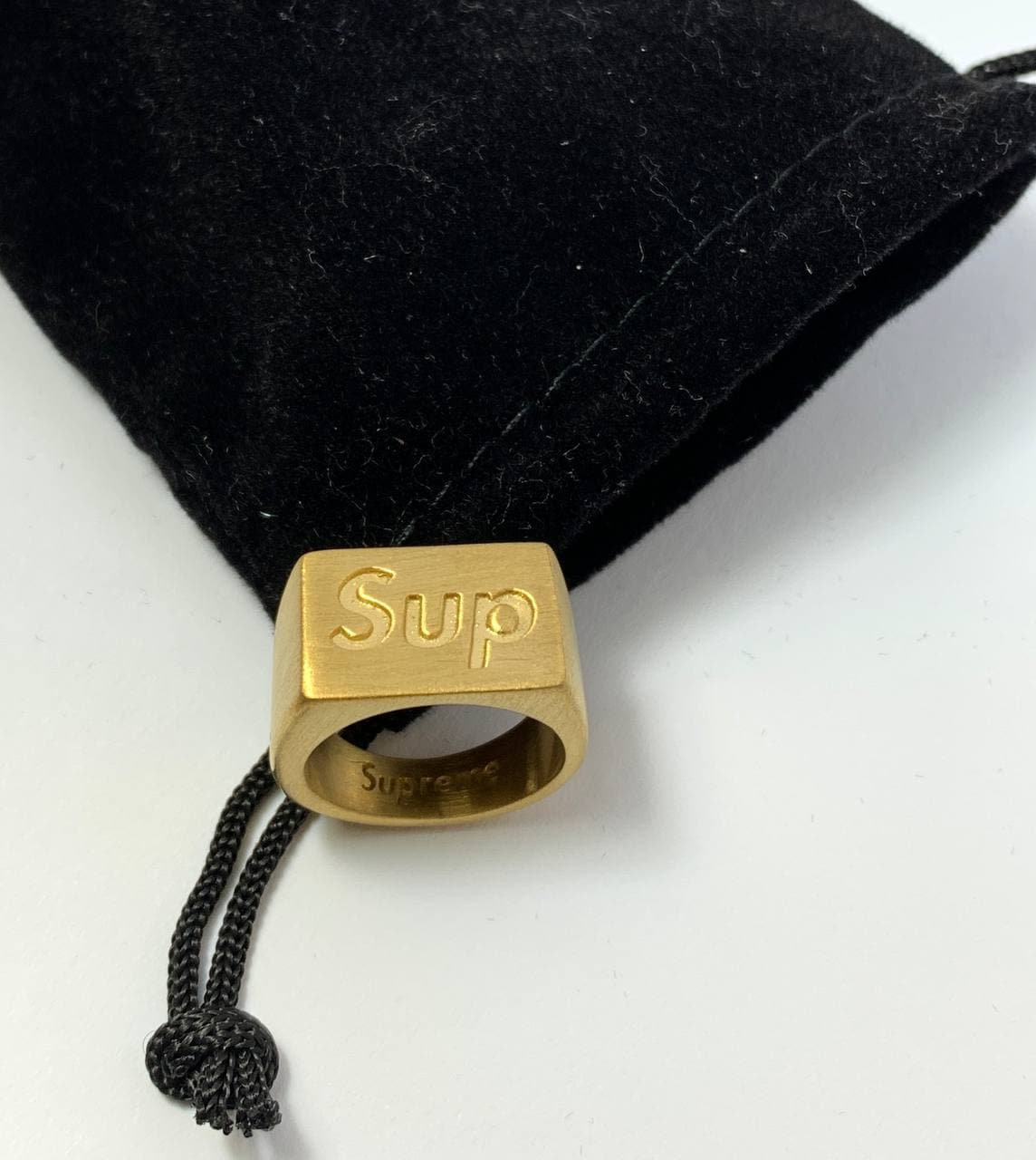 Supreme ring-bague supreme High quality supreme cut out ring | Etsy