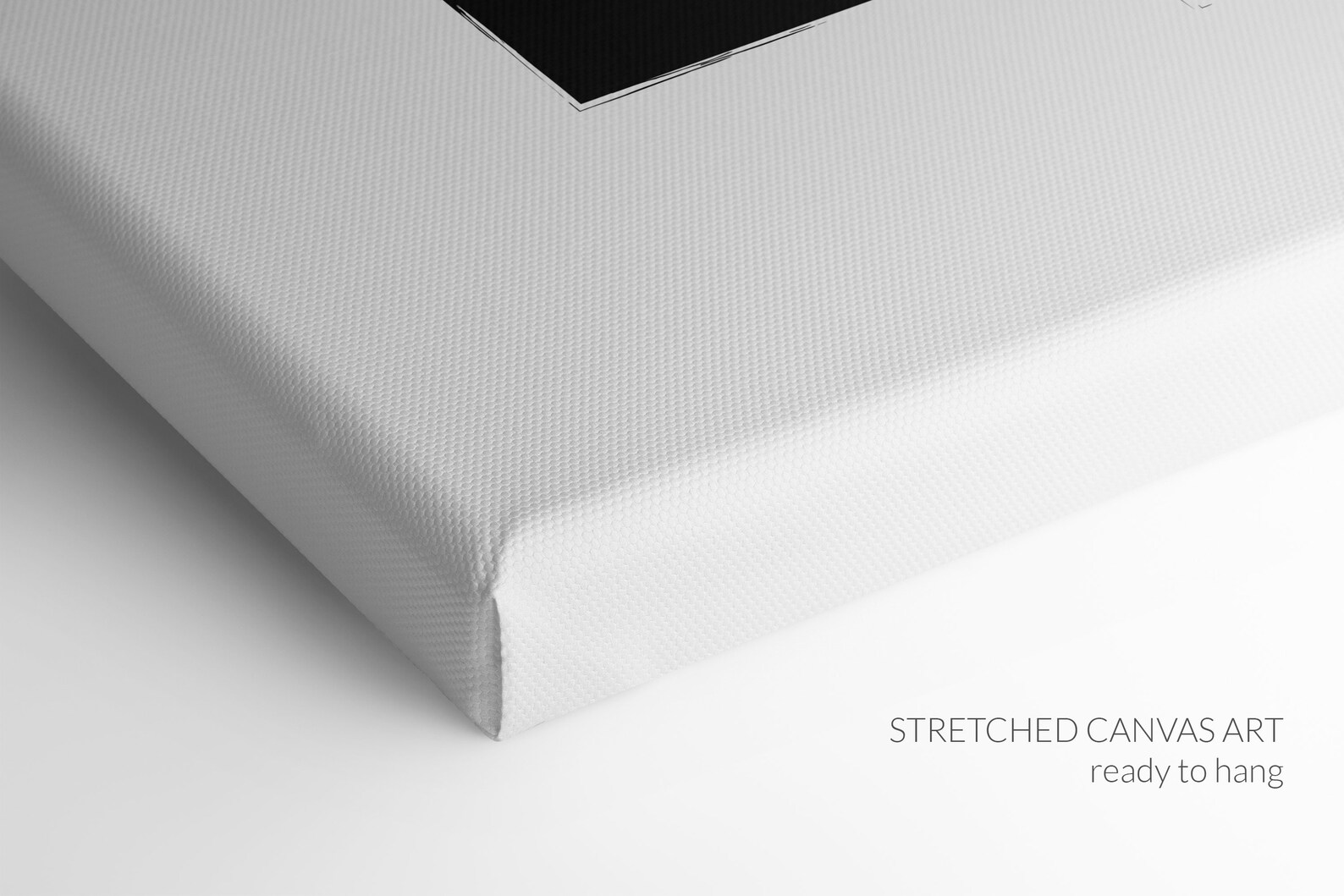 Abstract Minimalist Canvas Wall Art in Black & White Ready to Etsy