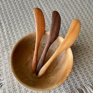 Butterstreicher aus Holz Messer für Butter Marmelade Streicher Utensil aus Holz Streichholz Messer zum Verteilen von Butter Utensilo für Butter