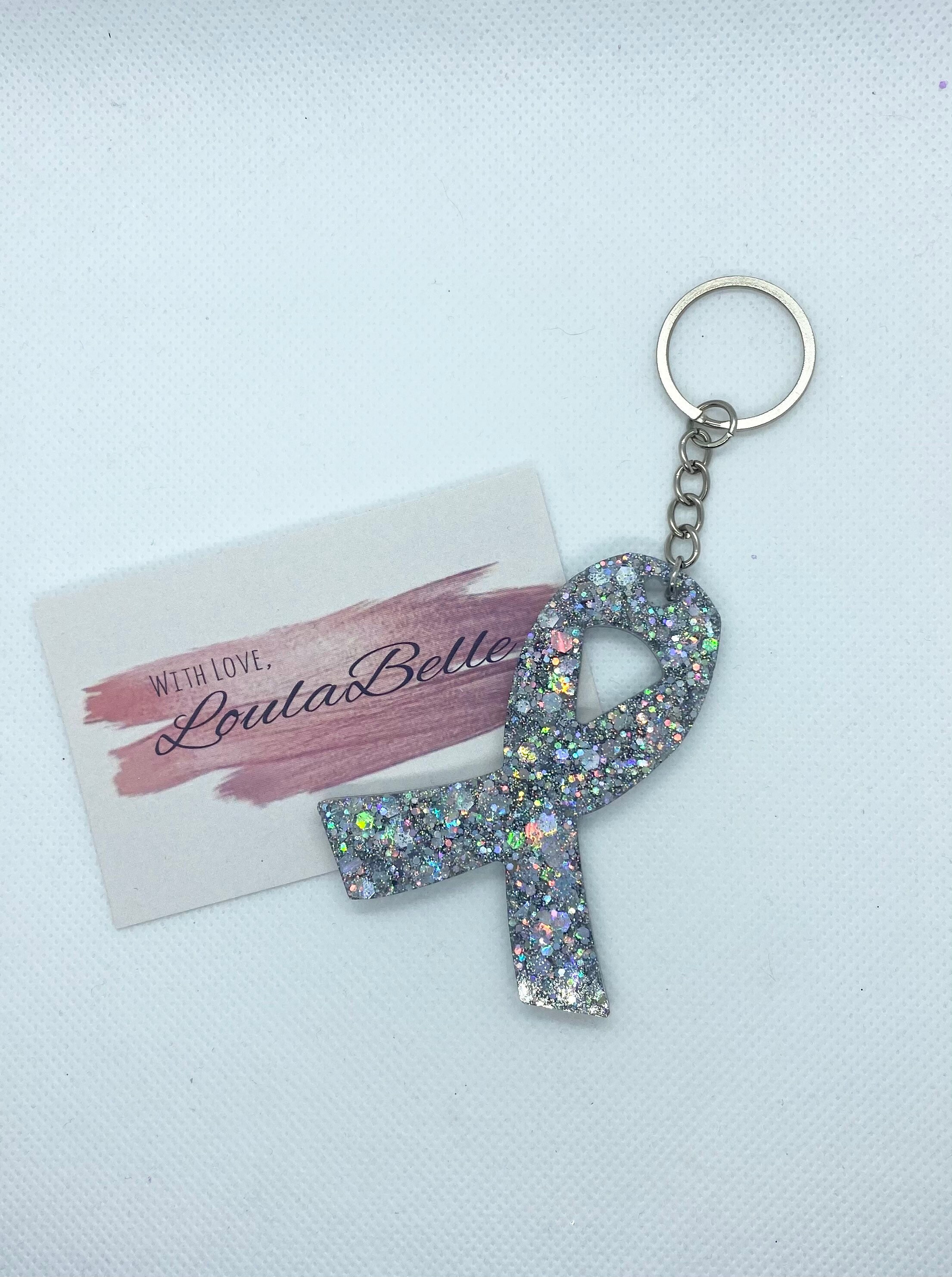 Ribbon Keychain Etsy