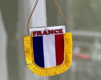France Wimpel Banner kleine Fahne Flagge für Auto Truck Hause Büro Geschäft mit Saugnapf