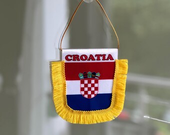 Croatia Wimpel Banner kleine Flagge für Auto Truck Hause Büro mit Saugnapf