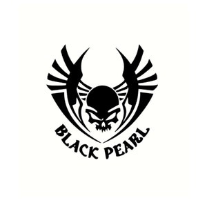 1 x Adesivo Black Pearl Perla Nera Sticker Adesivo Auto