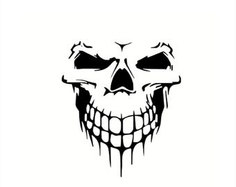 Car stickers, skull stickers, vinyl stickers