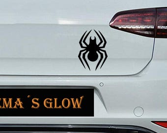 Spinne Spider die schwarze Witwe hochwertiger Vinyl Aufkleber wasserfest