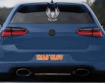 Blue Pearl Cars Motorcycles Skull Sticker Pirates high quality vinyl sticker