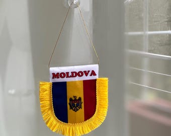 Moldova Wimpel Banner kleine Flagge für Auto Truck Hause Büro mit Saugnapf