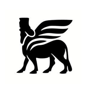 Assyrian Lamassu Sticker