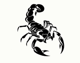 Skorpion Sticker,Vinyl Aufkleber, Scorpins Decal