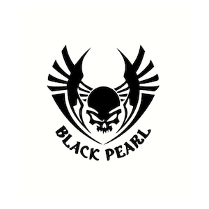 Cars Sticker, Black Pearl, Pirates, Skull, Death&#39;s Head