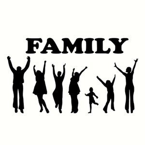 Family Stickers, Vinyl Cars Stickers
