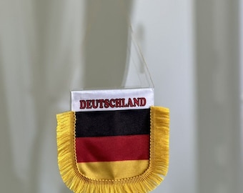 Germany Deutschland Wimpel Banner kleine Fahne Flagge für Auto Truck Hause Büro Geschäft mit Saugnapf