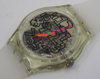 Vintage Swatch Artist GG140 Cheik Nadro - Frédéric Bruly  display picture 2