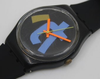 1989 Vintage Gents Swatch 'harajuku' GB124, GOOD, Much Used 1989 Vintage Gents Swatch 'harajuku' GB124, GOOD, Much Used