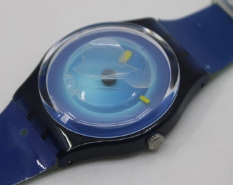 Swatch Scuba 200 Series Watch Spaceguy Stripp SDN120 Vintage
