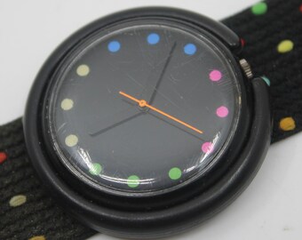 1989, Swatch, PopSwatch, 'Tingaling', PWBB125, bello, usato, funzionante al 100%