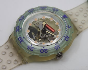 Vintage 1992 Swatch Scuba 200 JELLY BUBBLES SDK104 - unworn