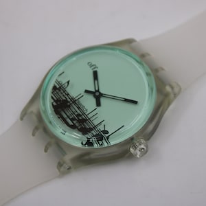 1996 'Dodecaphonic' NEW OLD STOCK, vintage Herren Musicall Swatch SLK113, 100% funktionstüchtig