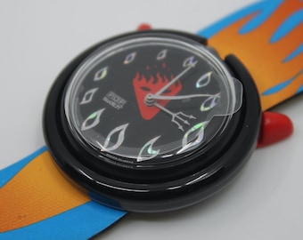 1998, Vintage Ladies Irony Swatch Strap, 'libertine', 12mm