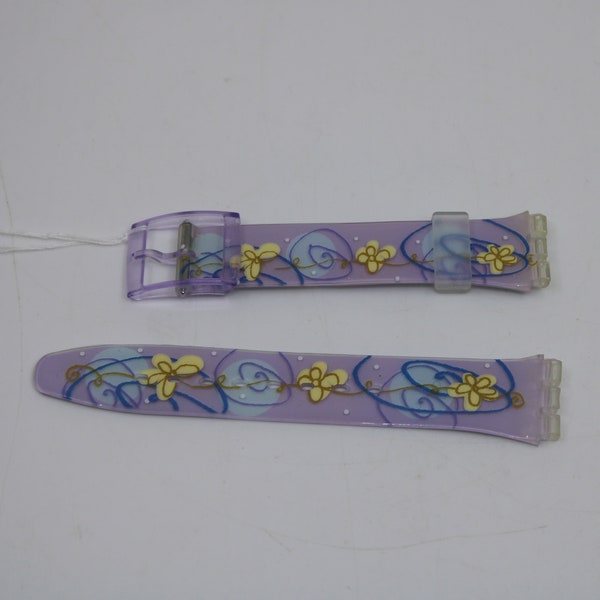 Vintage Swatch Strap, 'Naive Dream', GV118, 17mm, Gents, New Old Stock