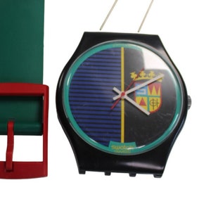 VERY Good Condition 1986 Maxi Swatch, 'sir Swatch', MGB111
