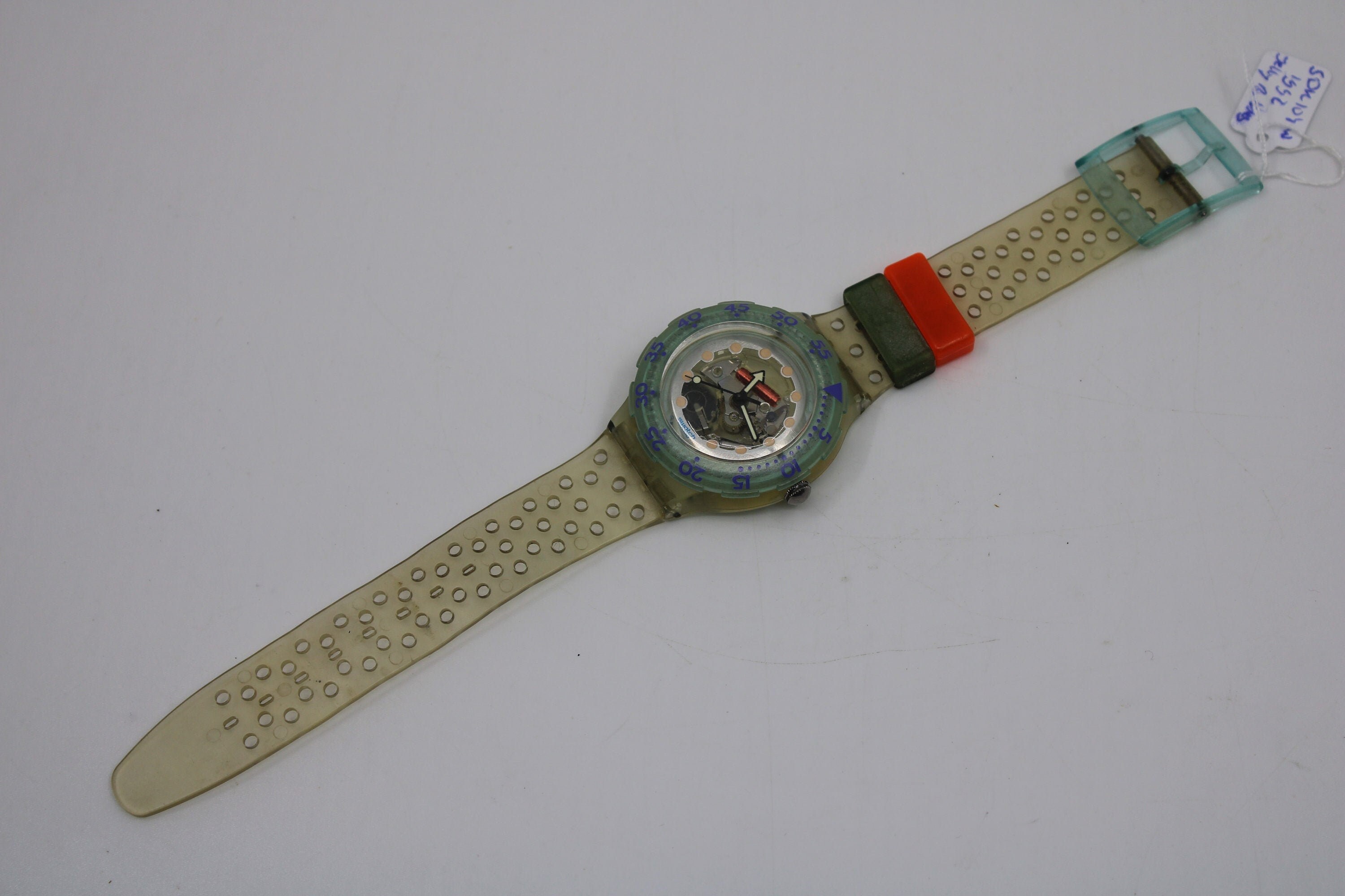 1992 Vintage Swatch Scuba Jelly Bubbles SDK104 mooie gebruikte staat 100 werkend Etsy Nederland