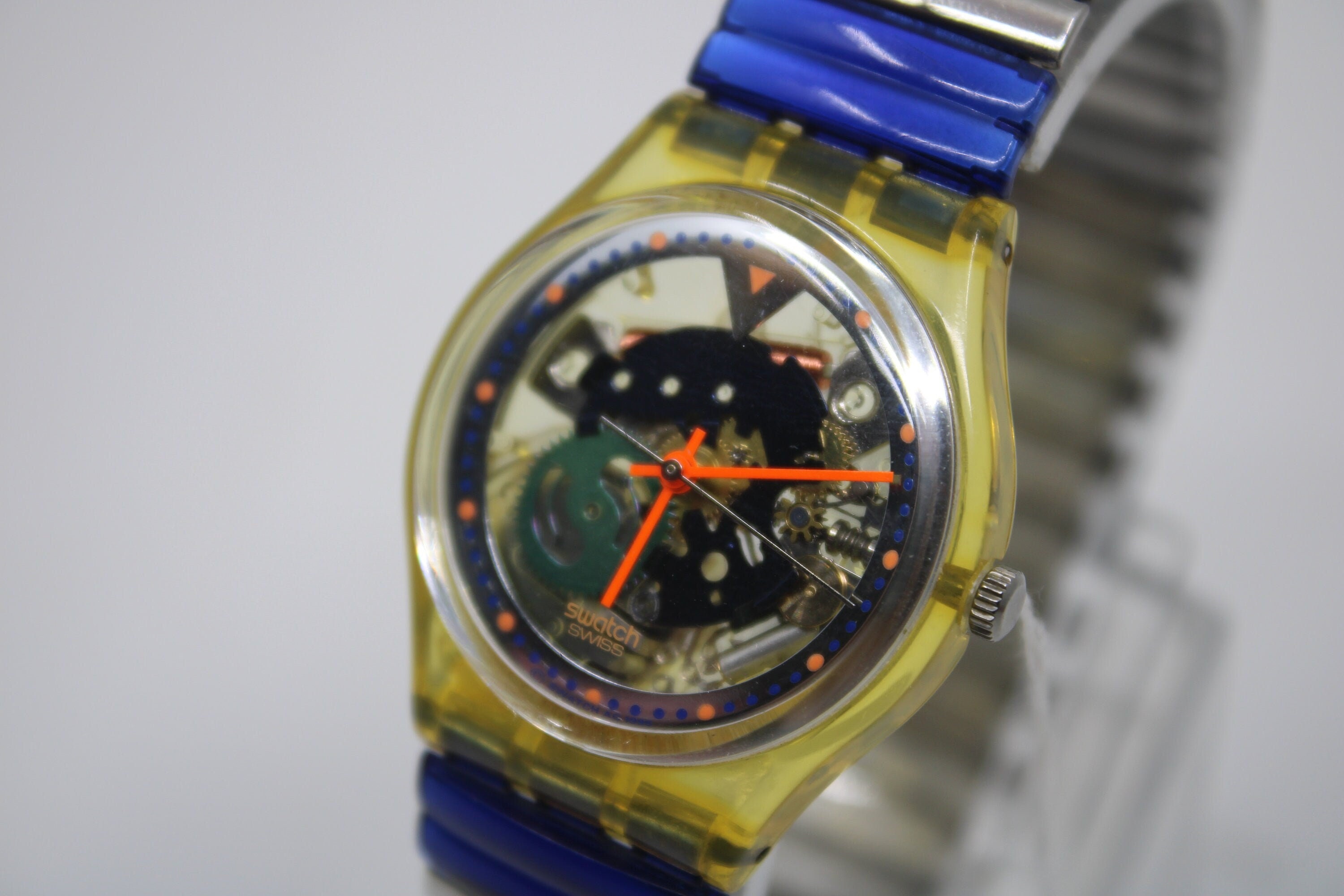 Swatch rising star swatch swatch star fish watch 1990s swatch y2k watch Swatch Fish Watch - Etsy main image 4