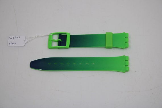 Vintage Swatch Strap, 'Fluo', GZ216, Gents, New O… - image 1