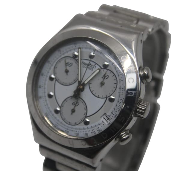 Vintage IRONY Chrono Swatch, Rough and Rugged, YCS400G, Good, Used