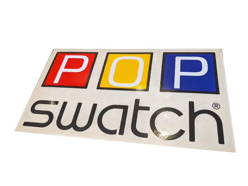 Normal Swach Sticker Swatch Vintage Dealer Pop Swatch Sticker, Original and Unused 80s, 90s ...