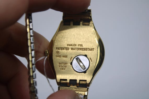 スウォッチ アイロニー、「サング ブルー」YGG102、オリジナル