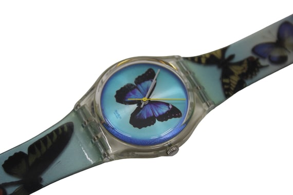 Vintage Butterfly Swatch watch 2001 SKY FLY GK347 Swatch Watch | Vintage Swatch Watch  main image 3