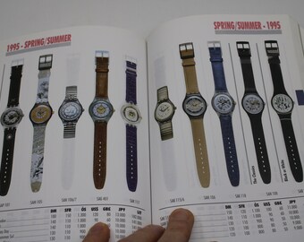 RARE Swatch Watch Collectors Guide - 1983 - 1996 - Nice, USED
