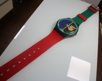 Sir Swatch Maxi １９８６年 サースウォッチマキシ VERY Good Condition 1986 Maxi Swatch, 'sir Swatch', MGB111