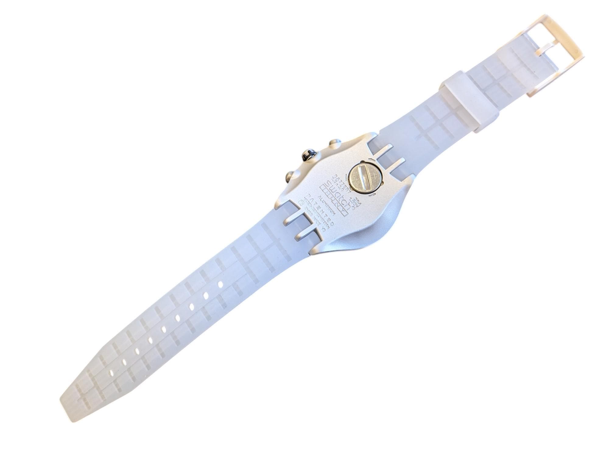 Vintage MINT Swatch Irony Scuba 200 Chrono 'lightwave' YBS4005, in