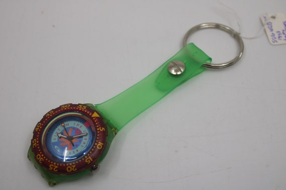 Unique, Vintage Swatch Keychain, SDG102/103, 1993… - image 1