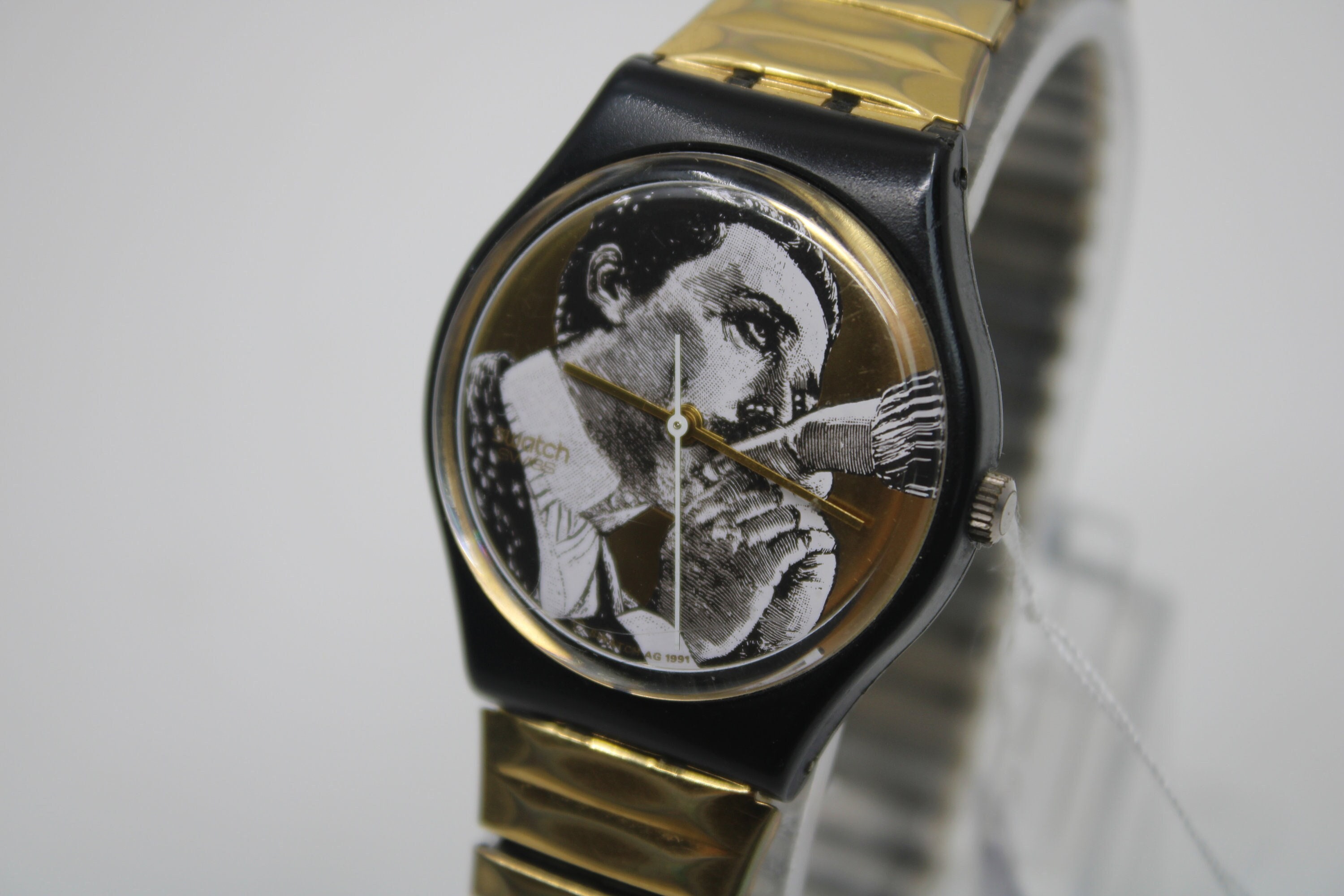 1992 Vintage Gents Swatch 'baiser D'antan' GB148, VERY GOOD