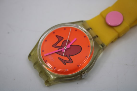 Unique, Vintage Swatch Keychain, GK237, 1997, 'Po… - image 2