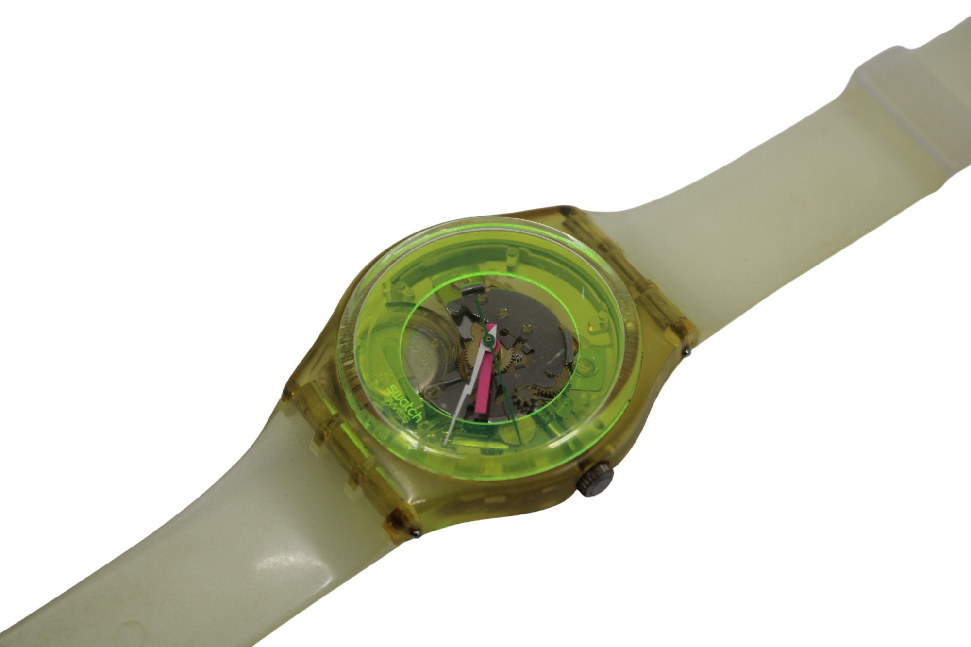 時計 SWATCH techno sphere 1985 N.O.S 1985 Vintage Gents Swatch 'techno Sphere' GK101, in a Nice