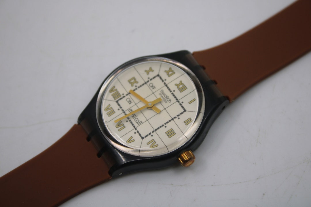 1995 'ovation' , Vintage Gents Musicall Swatch SLM103, Very